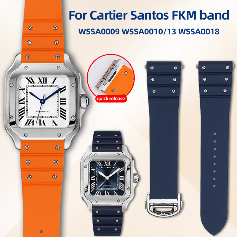 19 мм 21 мм для Cartier Santos – обзор и цена Suede Strap Watch