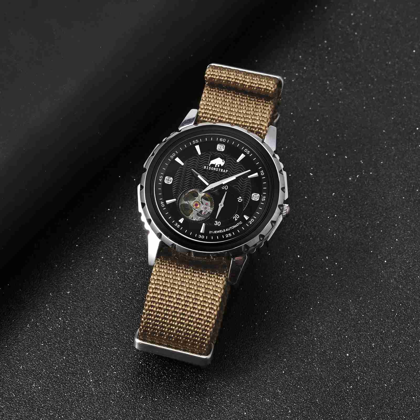 Ремешок для мужских часов BISO – обзор и цена Suede Strap Watch