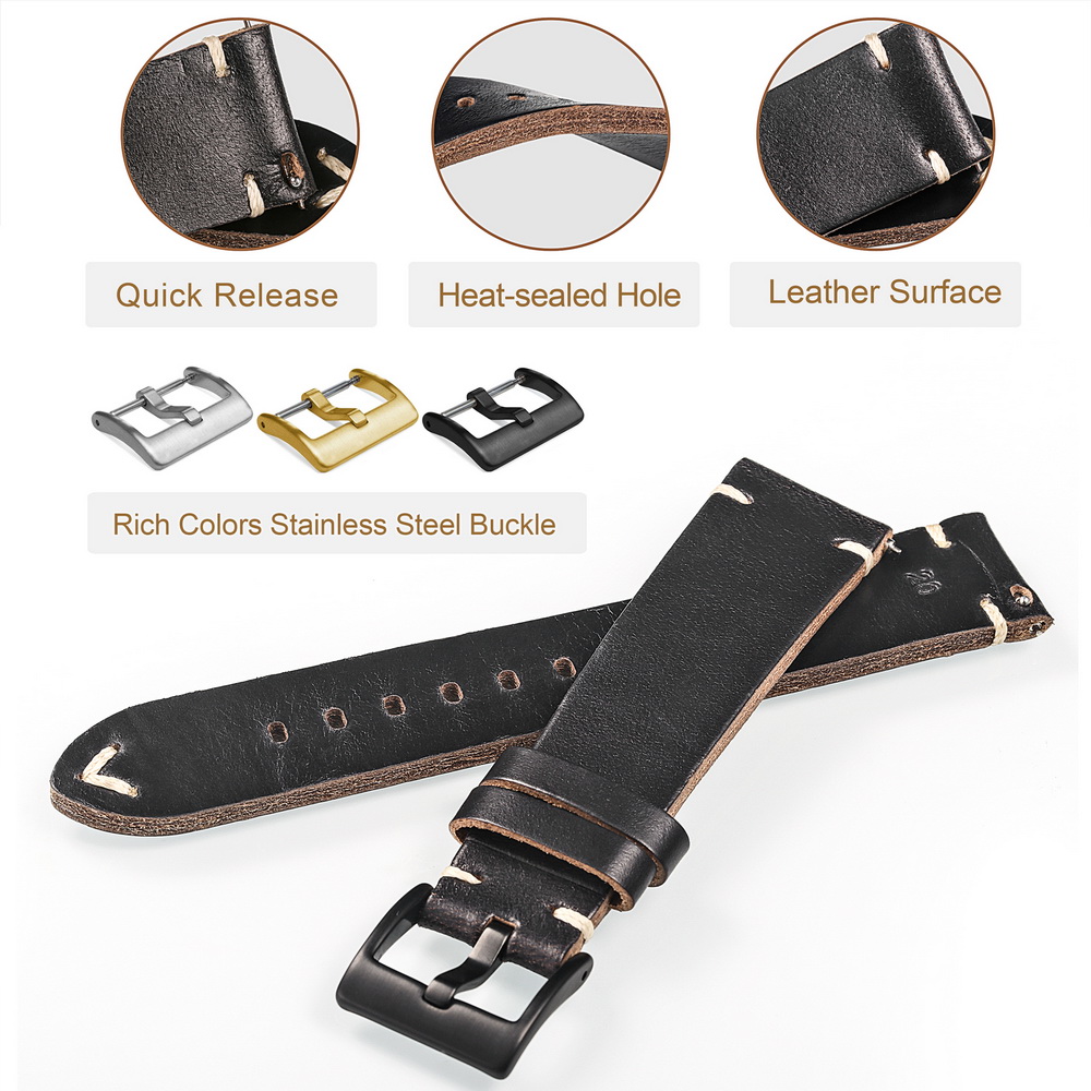 Кожаные ремешки для часов Hems – обзор и цена Suede Strap Watch